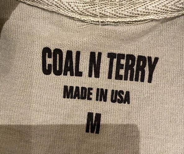 Ash Coal N Terry  N Black Checker Tee size M