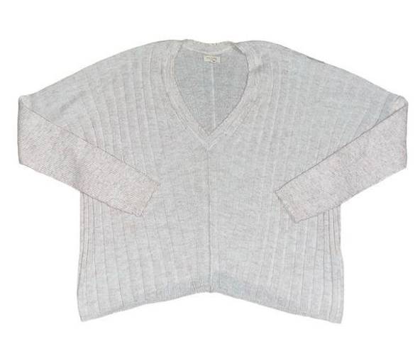 Pilcro  cream v neck sweater