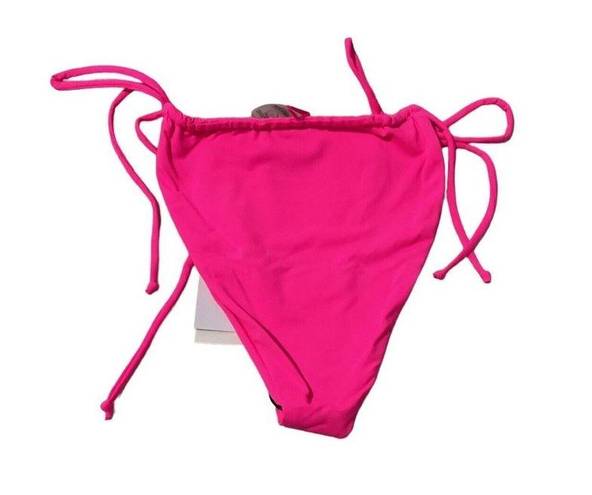 Good American  Tiny Ties Hot Pink Bikini Bottom 2 US M