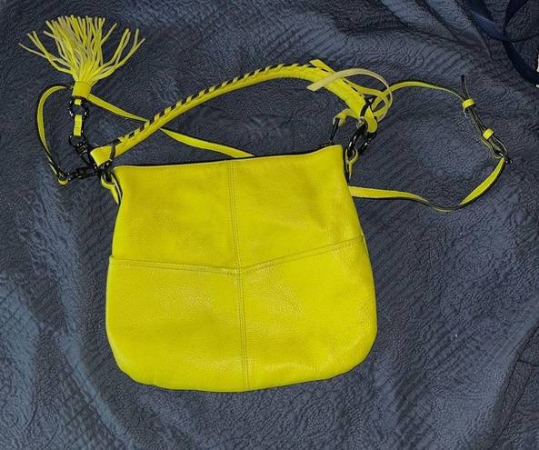 Aimee Kestenberg  Bright Green Crossbody/Satchel bag, hobo style, EUC