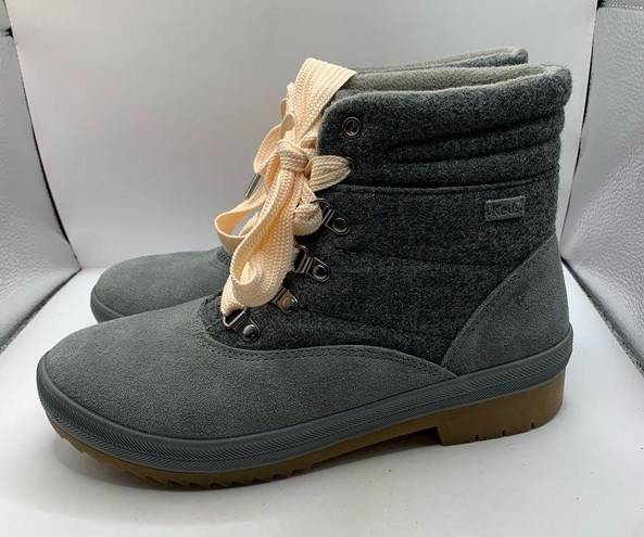 Keds  Wool Blend Camp Boot Water Resistant Suede Thinsulate Gray Women’s Size 8