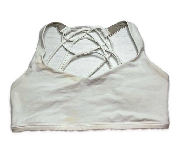 Lululemon  Free To Be Bra (Wild) White Sz 8