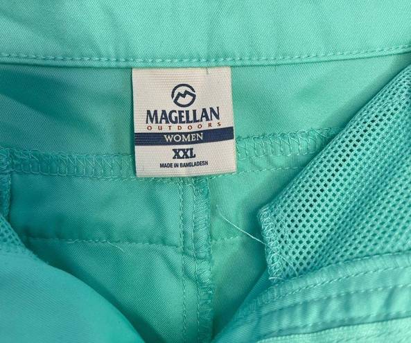 Magellan outdoors Magellan Women’s Green XXL Performance‎ Shorts 5” Inseam