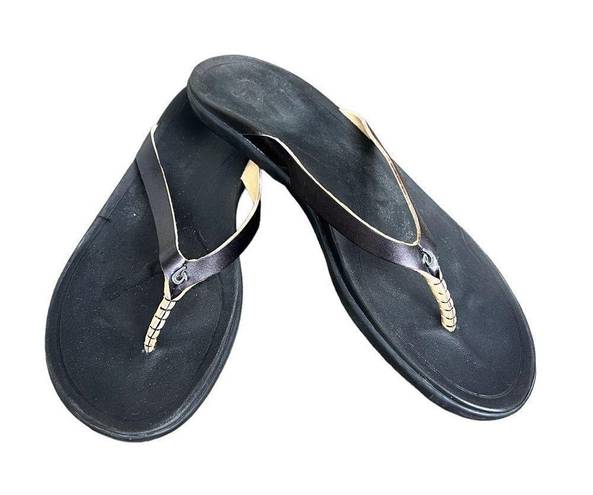 Olukai  Ho'opio Leather Women's Beach Flip Flops Sandals  9