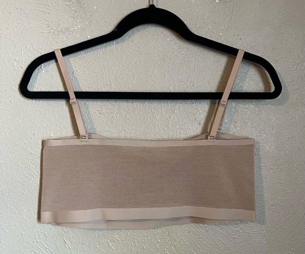 SKIMS NEW  Sheer Sculpt Bandeau Bra in Clay XL