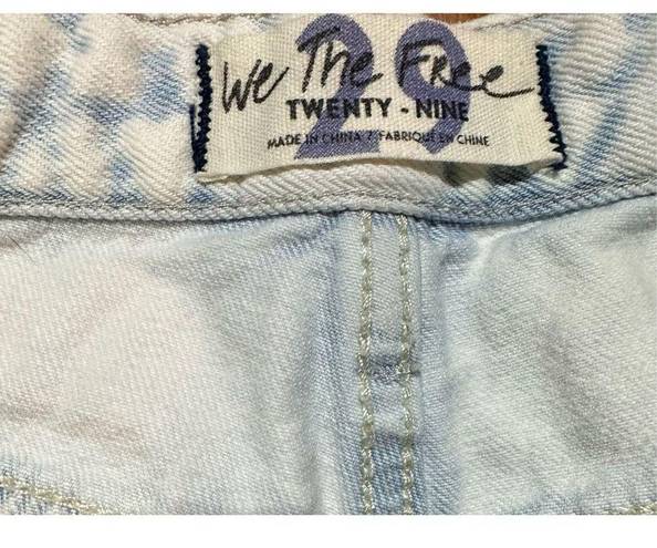 We The Free  Gold Coast Jeans Wide Leg Button Fly High Rise Stone Washed …