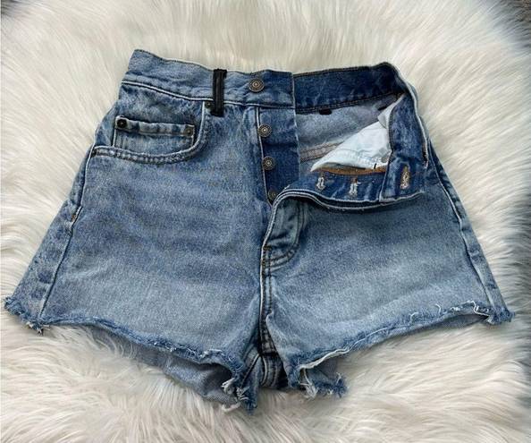 The Kooples  High Rise Denim Shorts