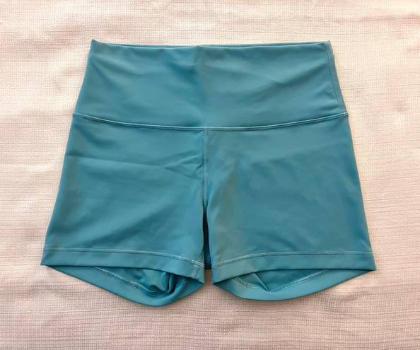 Lululemon Wunder Train High-Rise Shorts 4” - Tidal Teal