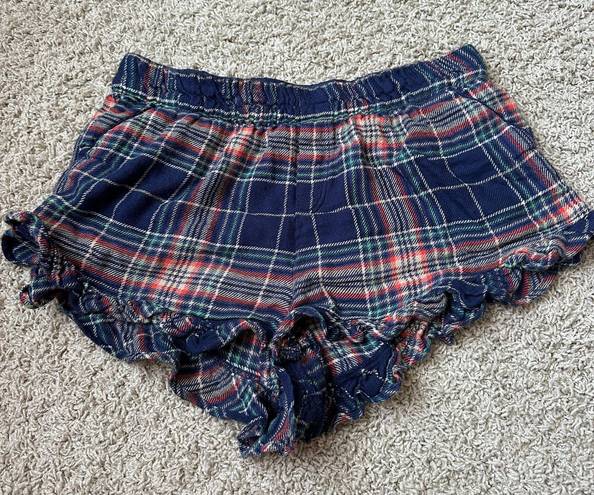 Aerie flannel ruffle boxer