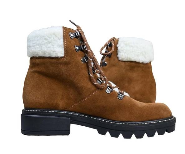 Bernardo  STUDIO Womens 8 Dasher Hiker Faux Shearling Suede Boot NEW