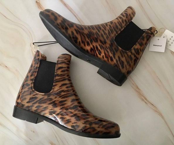Leopard Print Rain Boots 🐆 Size 7
