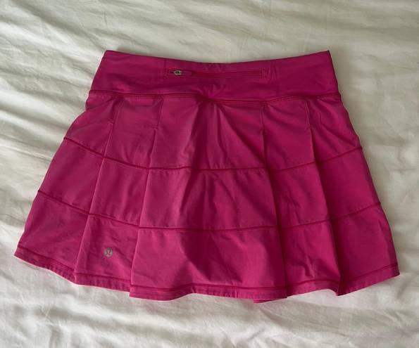 Lululemon Sonic Pink Pace Rival Skirt