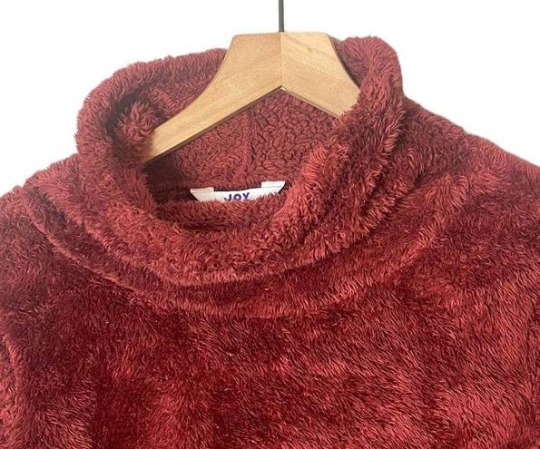 Joy Lab / Target Women’s Maroon Fleece Turtleneck Pullover Sweatshirt Size XS