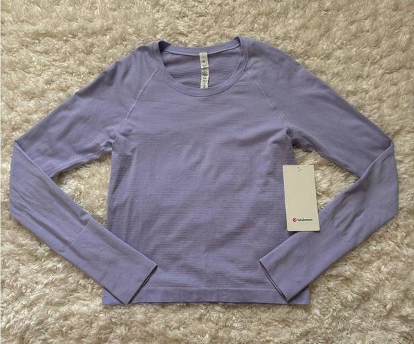 Lululemon Lilac Smoke Swiftly Tech Long Sleeve Shirt 2.0 *Race Length 