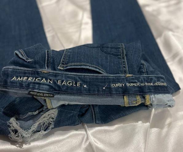 American Eagle SIZE 4  CURVY SUPER HI-RISE JEGGING