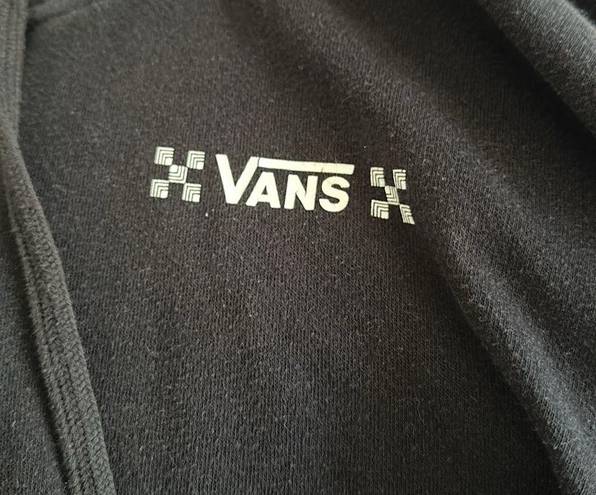 Vans Black  zip up hoodie