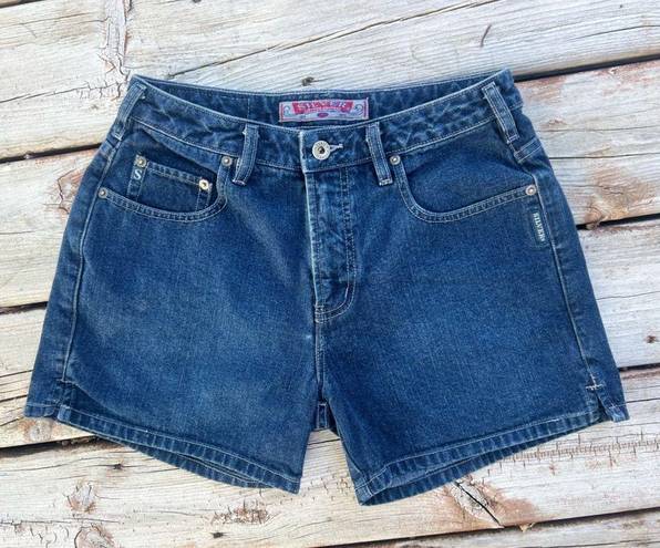 Silver Jeans SILVER Dark Wash Y2K Denim Shorts Size 29