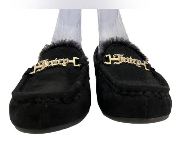 Juicy Couture  Women's
Intoit Moccasin Oxford Slippers
Black Size 10