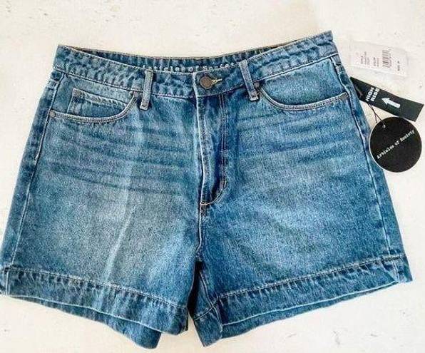 Articles of Society  Ziggy Denim Jean Shorts Marco High Rise Size 28 NWT