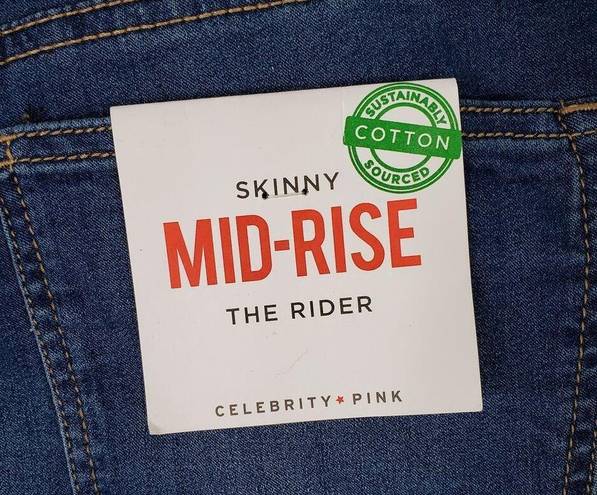 Celebrity Pink  Jeans Women's 13/31 Sienna Blue The Rider Mid Rise Skinny Jeans