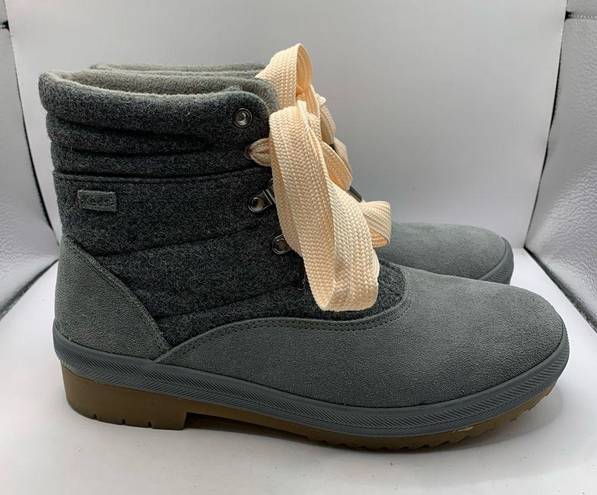 Keds  Wool Blend Camp Boot Water Resistant Suede Thinsulate Gray Women’s Size 8