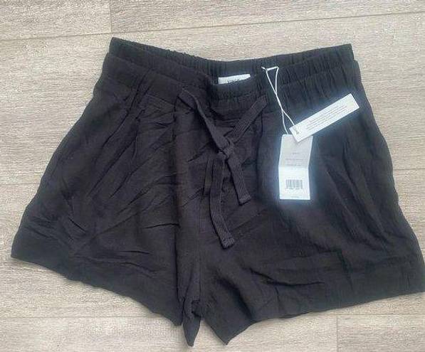 Vince NWT  100% Cotton Black High Rise Short Size Xsmall