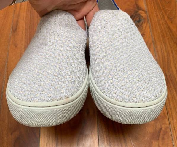 Rothy's  Salt White Honeycomb Knit Sneakers 9.5