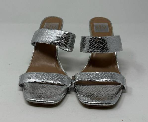 Dolce Vita Selsta Mule Sandal In Silver Size 7