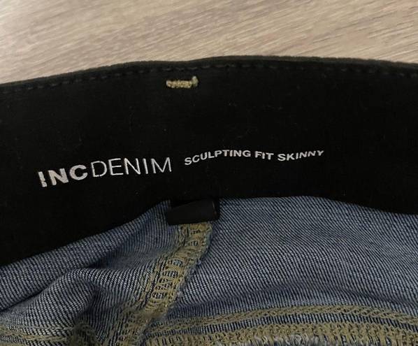 INC  sculpting fit skinny jeans 10/30