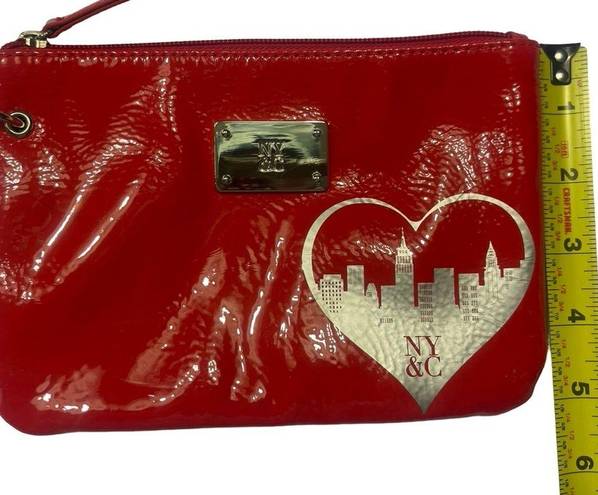 Krass&co NY& Red Clutch purchased not used