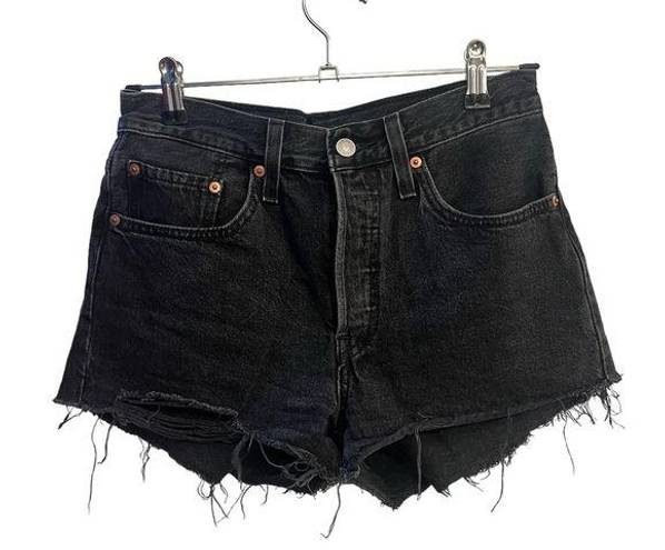 Levi’s black 501 shorts