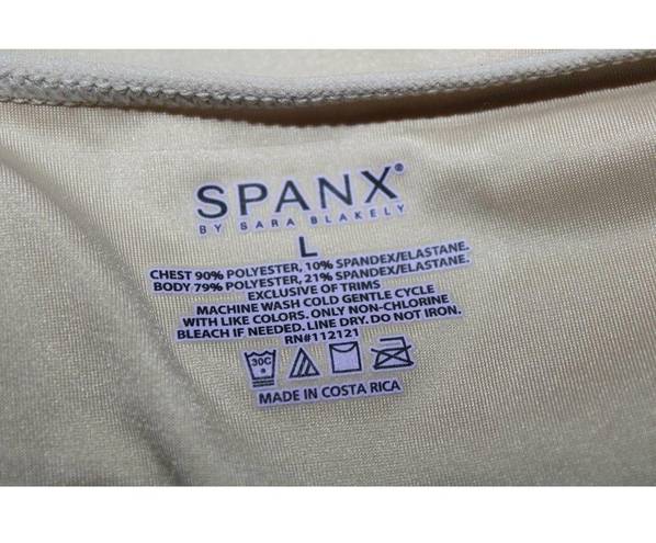 Spanx Women's  Beige Cream Pull On Spaghetti Strap Tank Top Shapewear Size Large