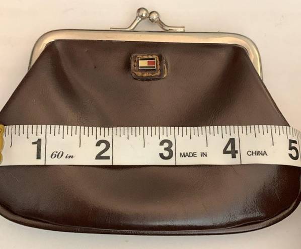 Tommy Hilfiger  Brown Leather Coin Purse