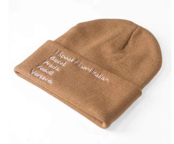 Krass&co LA/TC Los Angeles Trading  Fluent Italian Beanie in Wheat