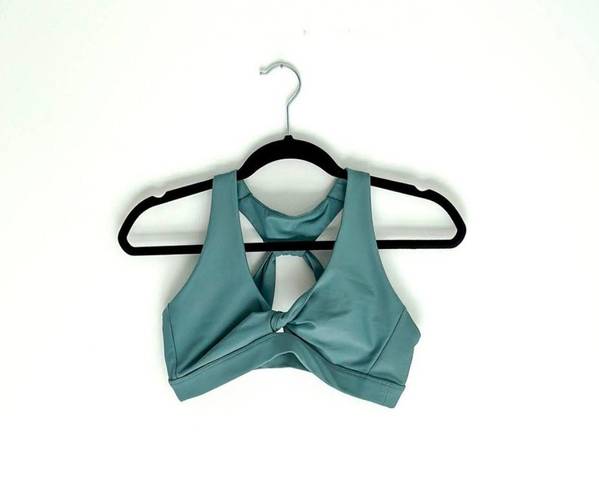 SoulCycle SOUL BY  Twisted Half Racerback Sports Bra Teal Green Size M