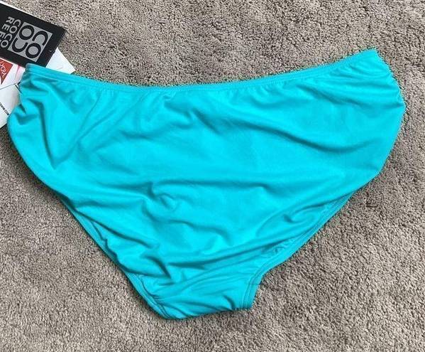 Coco reef New.  aqua mid rise bikini bottom. XL