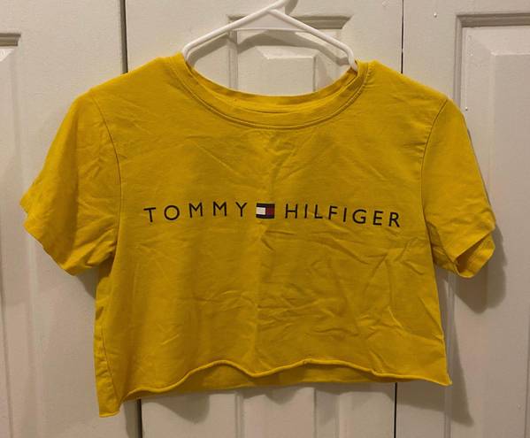 Tommy Hilfiger Yellow Crop Top