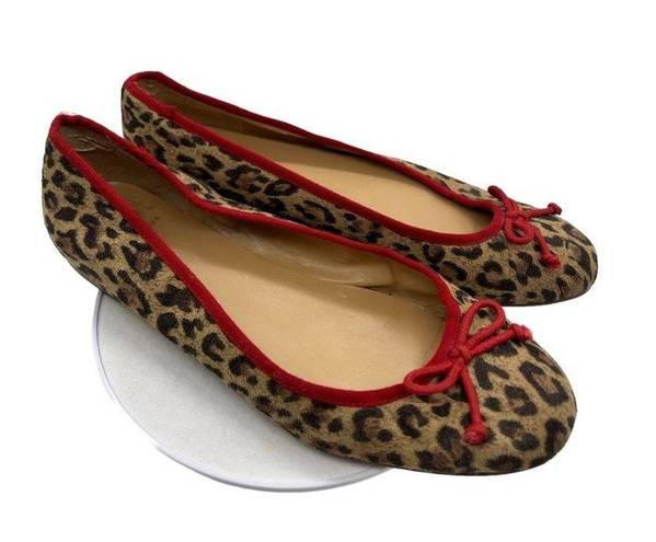 Kelsi Dagger  Bettie Leopard Print Ballet Flats size 9.5 women’s flats