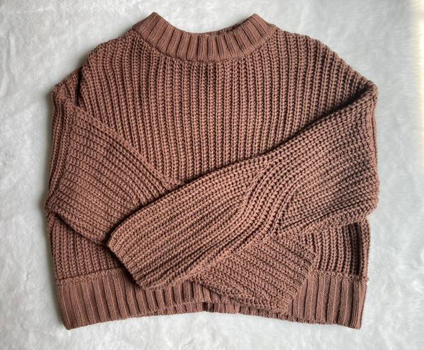 Moon & Madison Mauve Knit Sweater