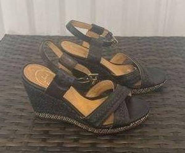 Jack Rogers  wedge sandals womens size 6M