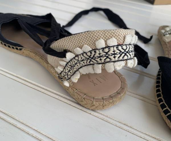 mix no. 6 Black Espadrilles Sandals