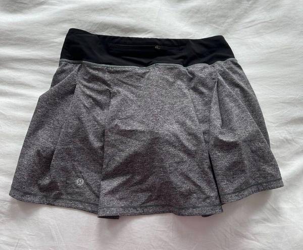 Lululemon Grey / Black  Tennis Skirt