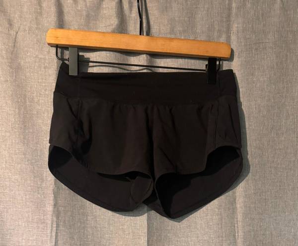 Lululemon speed up shorts size 2