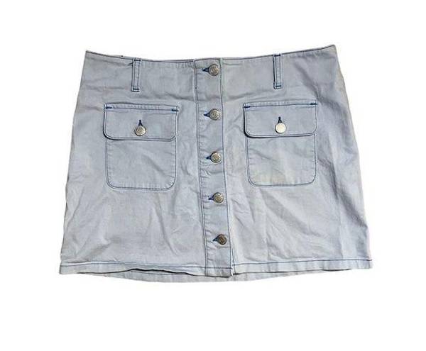 Polo  Ralph Lauren Baby Blue Mini Skirt Y2K