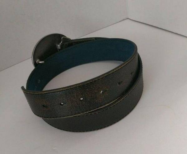 Vera Pelle Buckle Italia Genuine Leather  Belt Small 30-32”