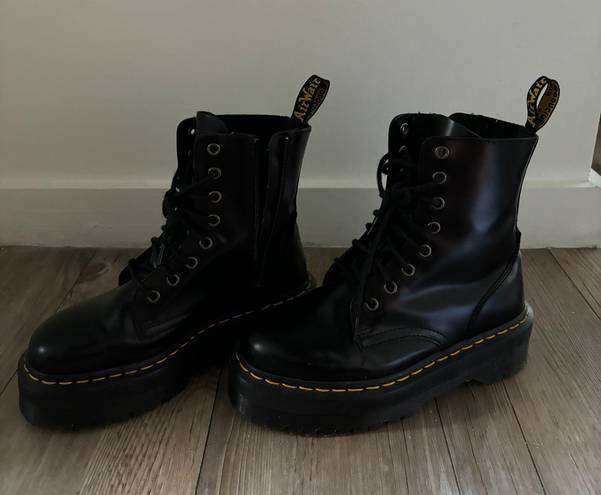 Doc Martens Platform Boots Black Size 6