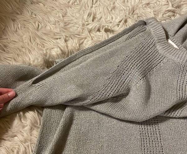 Lush Clothing Light grey lush sweater dress