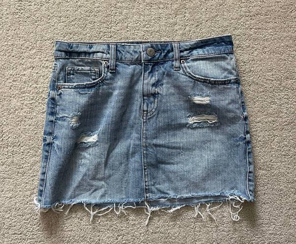 Aeropostale Blue Jean Skirt