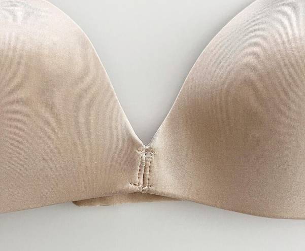 Krass&co [True & .] Uniform Nude Wirefree Padded T-Shirt Bra Wireless Size Small S