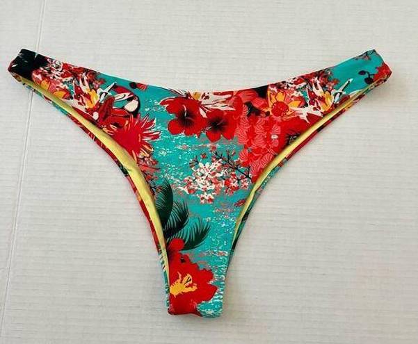 Relleciga  Women’s Floral Bikini Bottom Size XL